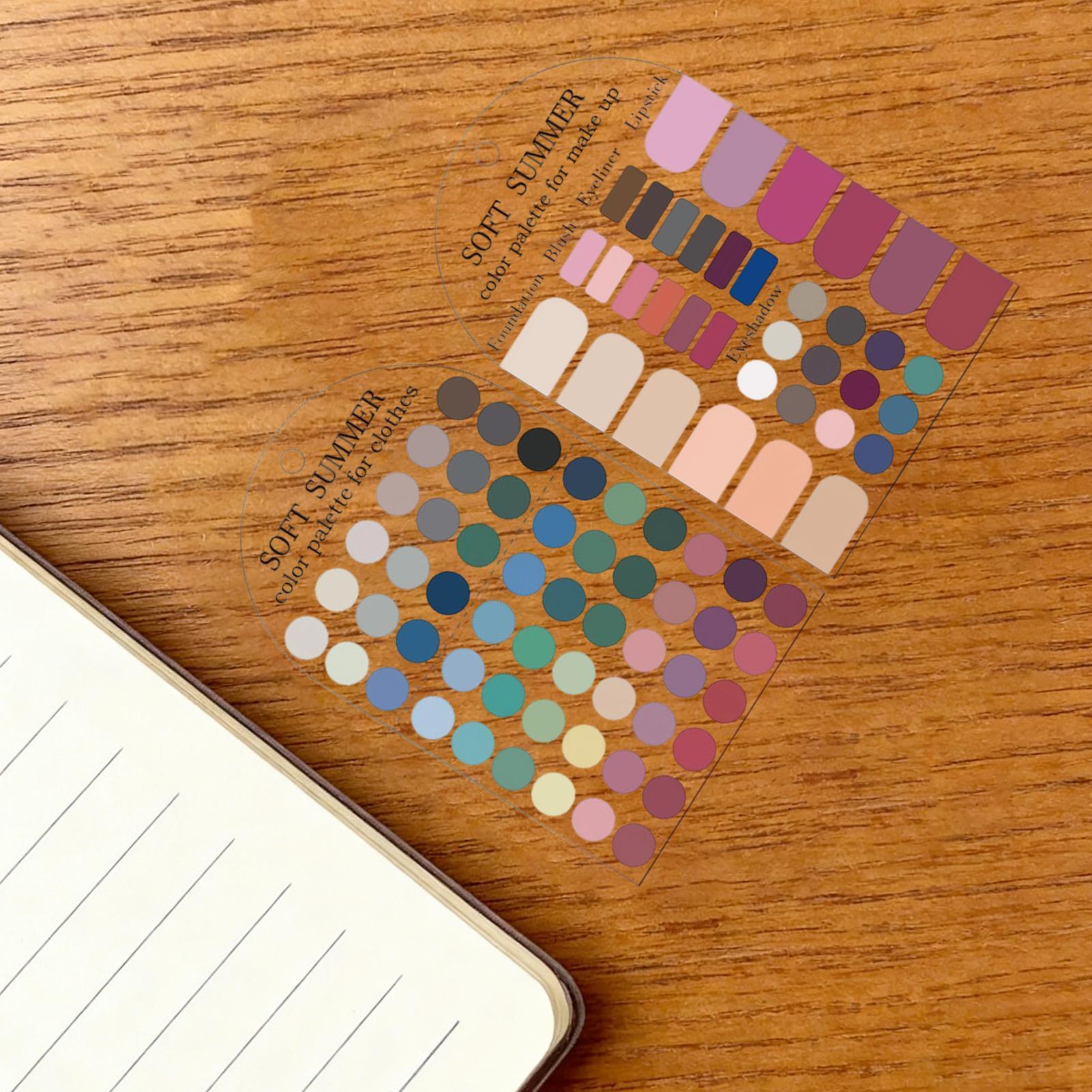 Soft Summer Color Palette Card - Beauty Kiss Makeup recension och pris