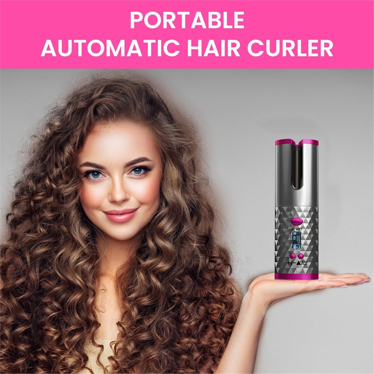 N18R Cordless Curling Iron Bea - Hair Curling Wand recension och pris