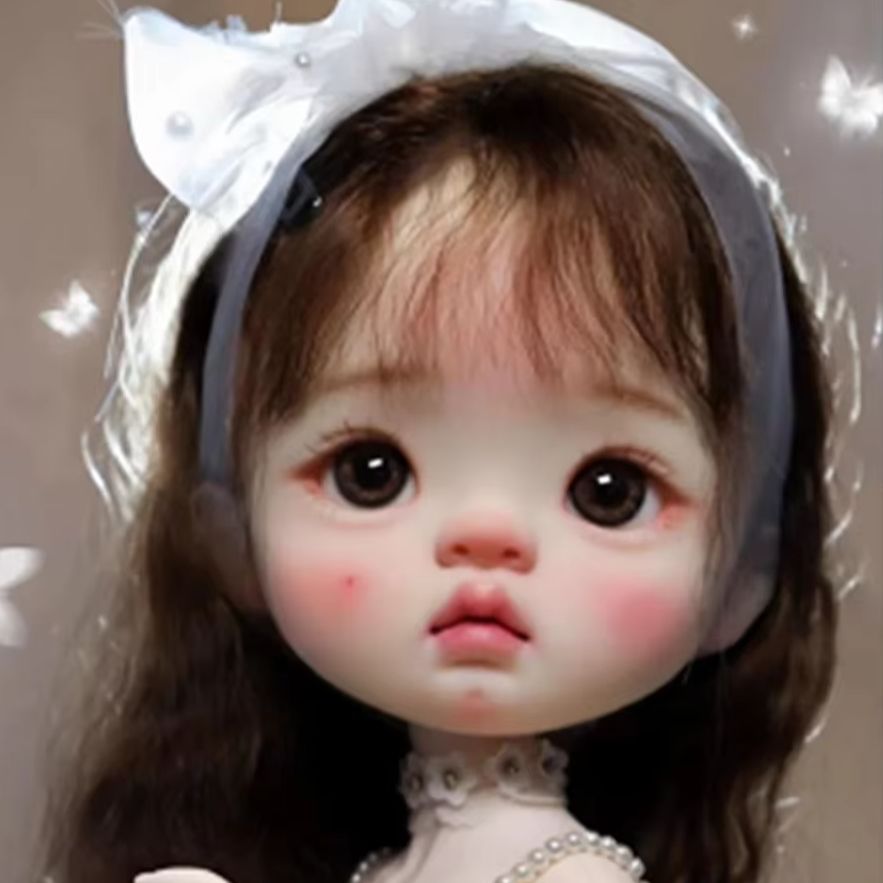 Amber Girl Head Resin Doll Par - Beauty Makeup Girl recension och pris